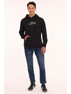 Off The Wall Pullover Iı- Siyah Erkek Sweatshirt