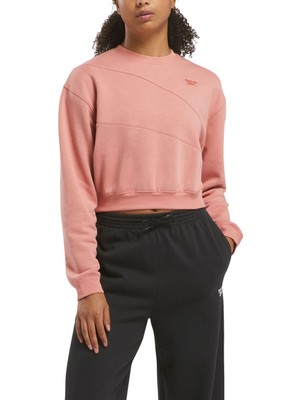 Reebok Ae Vector Layer Pembe Kadın Sweatshirt