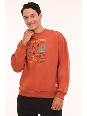 Kinetix ml Fıre 16OTD103 4pr Kiremit Erkek Sweatshirt