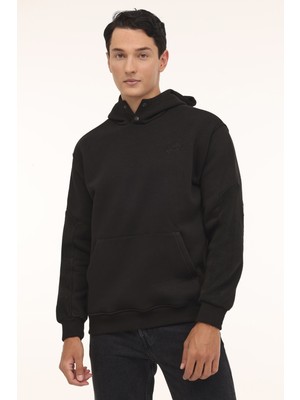 Lotto M-Angulo Hoodıe 4pr Siyah Erkek Sweatshirt
