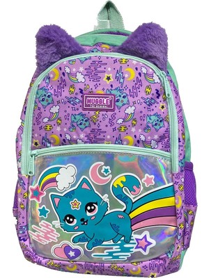 Muggle MU-7372 Sweet Cat Mor Okul Çantası