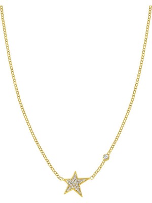 Stella - Kolye - Sarı Altın