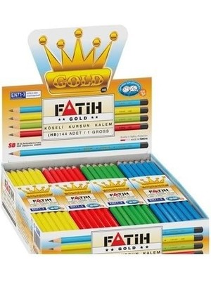 Fatih Gold Kurşun Kalem 12'li
