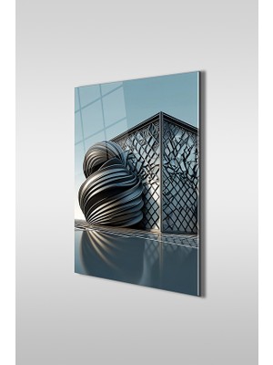 Glaszen Modern Tasarım Bina Dikey Cam Tablo