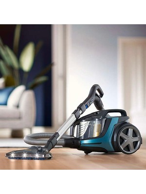 Philips Yüksek Emiş Gücüne Sahip LED Başlıklı Premium Torbasız Süpürge, Otomatik Açılma/Kapanma, Luciole Lambader Hediye!