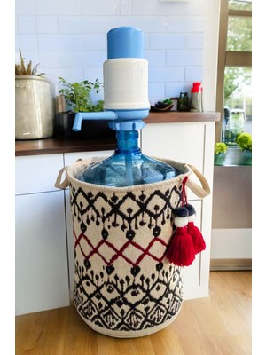 TeknoTrust Katlanabilir Bej Çamaşır ve Oyuncak Sepeti, 25 L hacim, Kumaş, Banyo ve çocuk odası için