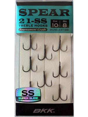 Bkk Spear-21 Ss Üçlü Iğne 8'li Paket No:10