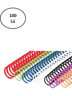 Sarff 14 mm Helezon Spiral 100'lü Şeffaf Tel - Malzeme ile Tasarlanmış