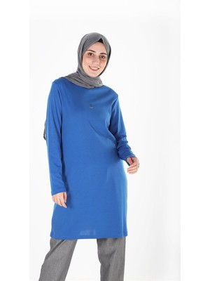 Plistre 1455_BASKILI Taşlı Tesettür Tunik