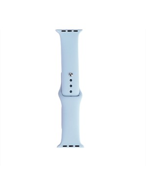 ekılıf - ​​​Apple Watch Ultra 49mm - Kordon Band Serisi Klasik Kordon Silikon Strap Kayış - Custom Sky Blue - T31258