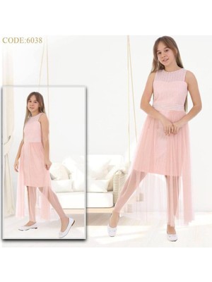 Beli Taşlı Beli Lastikli Kuyruklu Abiye