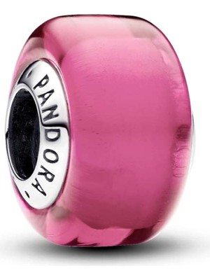 Pandora Pembe Mini Murano Cam Charm 793107C00