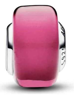 Pandora Pembe Mini Murano Cam Charm 793107C00