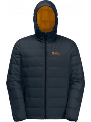 Jack Wolfskin 1207671_C0412_A08 Ather Down Hoody M Erkek Kaz Tüyü Mont Lacivert