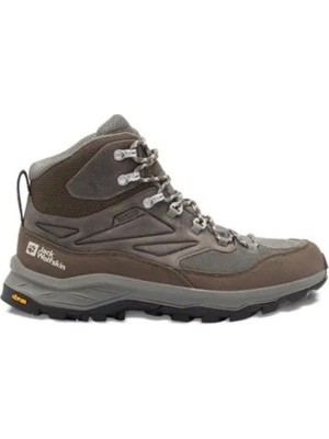 Jack Wolfskin 4064301_5719 Cyrox Texapore Mıd K Erkek Outdoor Bot Gri Siyah