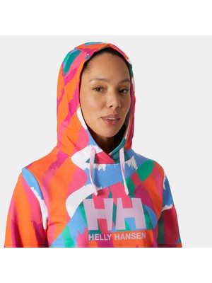 Helly Hansen W Hh Logo Graphic Kapişonlu Kadın Sweatshirt