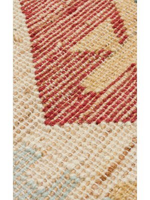 Eko Halı Cicim Kilim Ck 02 Multy Vıntage Desenlere Sahip Renkli El Dokuma Cicim Kilim