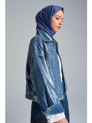 Armine Denim Ceket 24KD3413 Açık Mavi