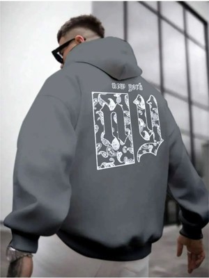 Erkek Nardogri  Ny Life  Baskılı Sweatshirt