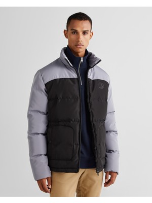 Gant Erkek Siyah Dik Yaka Logolu Mont 7124301T.5