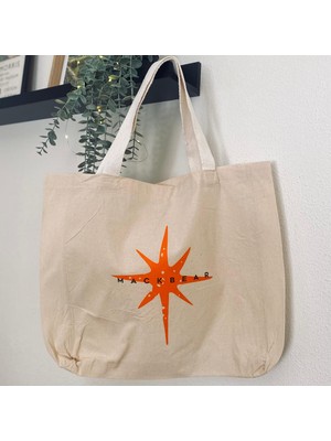 Mackbear Coffee Co. Mackbear Kanvas Bez Çanta, Hobi Örgü ve Plaj Çantası 1387
