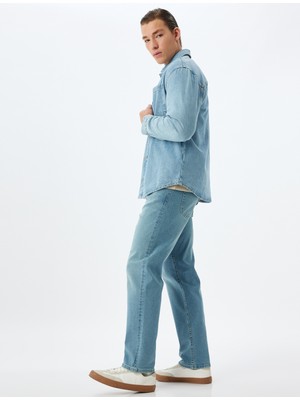 Koton Straight Fit Kot Pantolon - Mark Jean