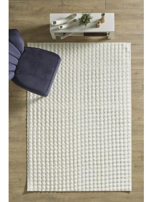 Venucci Home & Living Simurg %100 Polyester Peluş Kaymaz Taban Yumuşak Dokulu Makinada Yıkanabilir Tavşan Post Kürk Halı Oturma Odası Çocuk Odası Yatak Odası Halısı