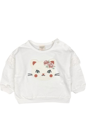 Kitti Cat Kız Bebek Sweatshirt