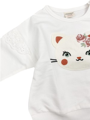 Kitti Cat Kız Bebek Sweatshirt