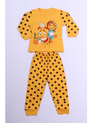 HÇM Çocuk Pijama Takımı Karışık Baskılı B69