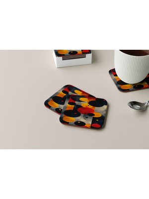 BD Digital Dekoratif Bardak Altlığı Circle Design 211