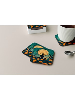 BD Digital Dekoratif Bardak Altlığı Yogo Pozları 85