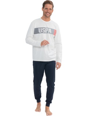 U.s. Polo Assn. Erkek Uzun Kollu Yuvarlak Yaka Penye Eşofman Pijama Takımı S25830