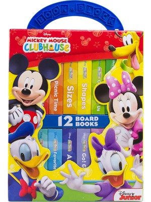 Disney Junior Mickey Mouse Clubhouse: My First Library Board Book Block 12-Book Set