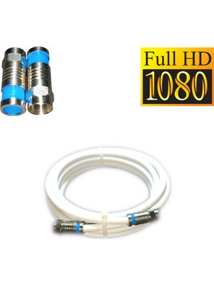 Amstrad Rg6-U6 4k/full Hd/3d Saf Çelik (5 Metre) F Konnektörlü Anten Uydu Kablosu