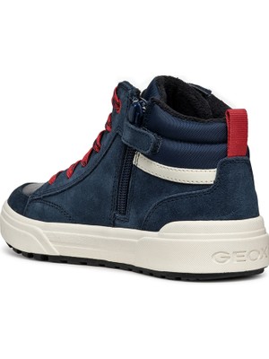 Geox Erkek Çocuk Lacivert Weemble Bağcıklı Fermuar Detaylı Bilekli Sneaker J36HAA022FUC0735