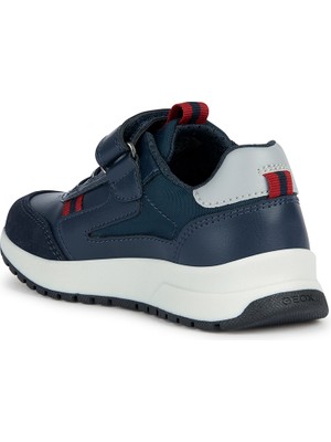 Geox Erkek Çocuk Lacivert Briezee Boy Bağcıklı Sneaker J36GMA054FUC4244