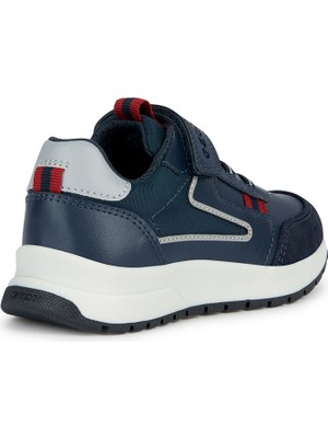 Geox Erkek Çocuk Lacivert Briezee Boy Bağcıklı Sneaker J36GMA054FUC4244