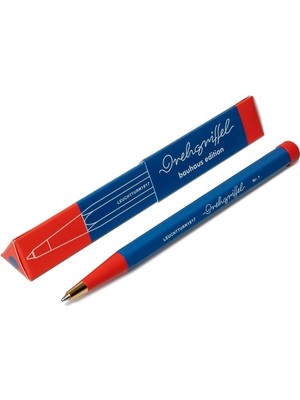 Leuchtturm 1917 x  Bauhaus Edition Drehgriffel Blue / Red Ballpoint Pen Tükenmez Kalem 366203