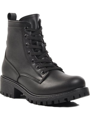 Ayakmod 23008 Siyah Içi Polarlı Kadın Bot