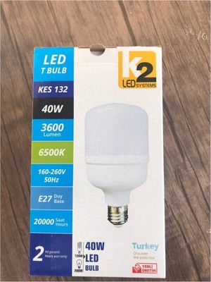 K2 40W Torch Ampul  5 Adet 2 Yıl Garanti