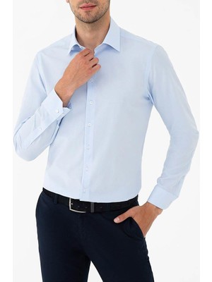 Advante Slim Fit Pamuk Saten Erkek Gömlek