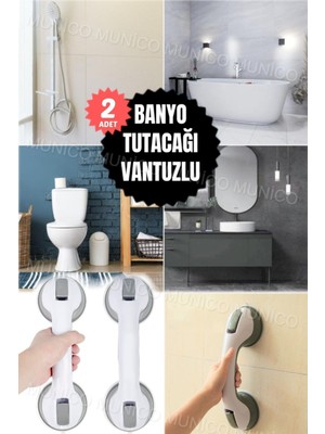 Nidage 2 Adet Banyo ve Tuvalet Için Vantuz Güvenli Destek Barı – Kavram Güçlüa ve Kaymaz Emniyet