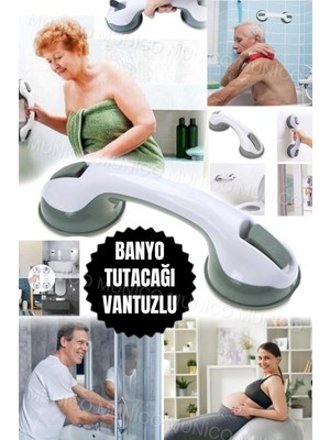 Nidage Yaşlılar Için Güçlü Vantuzlu Güvenlik Destek Kolu Duş ve Küvet Için Vantuzlu Emniyetli Banyo