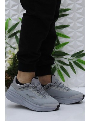 Lescon Glıtch Easystep Gri Rahat Erkek Spor Ayakkabı