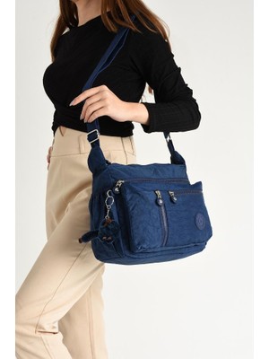 Kadın Omuz Çantası Çok Cepli Hafif Yağmur Geçirmez Klinkır Kumaş 30*20 cm Günlük Kullanıma Uygun