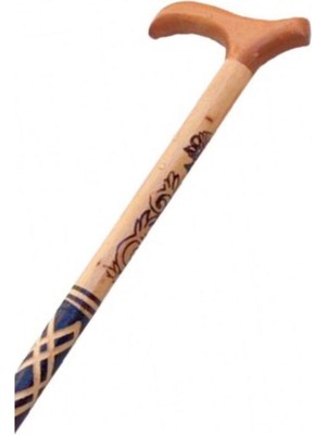 Nidage Ahşap Işlemeli Baston Ağaç Baston Kayın Gürgrn Ağacı Baston Tek Ebat