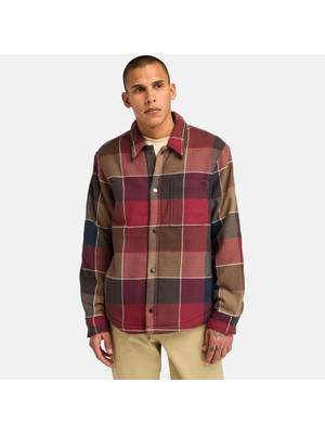 Timberland Sherpa Lined Plaid Erkek Klasik Yaka Gömlek