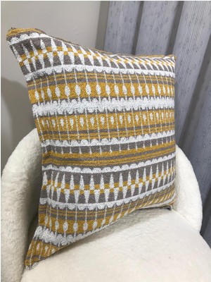 Woodhub Monet (45X45) Elyaf Dolgulu Yeni Sezon Kırlent