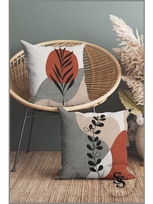 Desenli Dijital Baskılı Kırlent Kılıfı